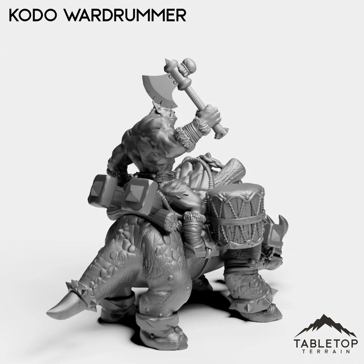 Tabletop Terrain Miniature Kodo Wardrummer