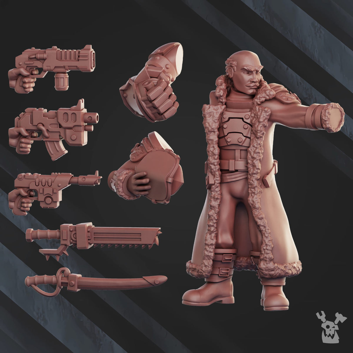 Tabletop Terrain Miniature Komdiv Ivan Drago
