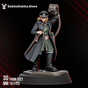Tabletop Terrain Miniature Kommissar Graber