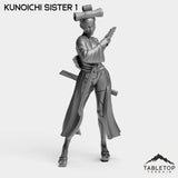 Tabletop Terrain Miniature Kunoichi Sister 1 Kunoichi Sisters - Street Samurai