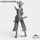 Tabletop Terrain Miniature Kunoichi Sisters - Street Samurai