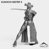 Tabletop Terrain Miniature Kunoichi Sisters - Street Samurai
