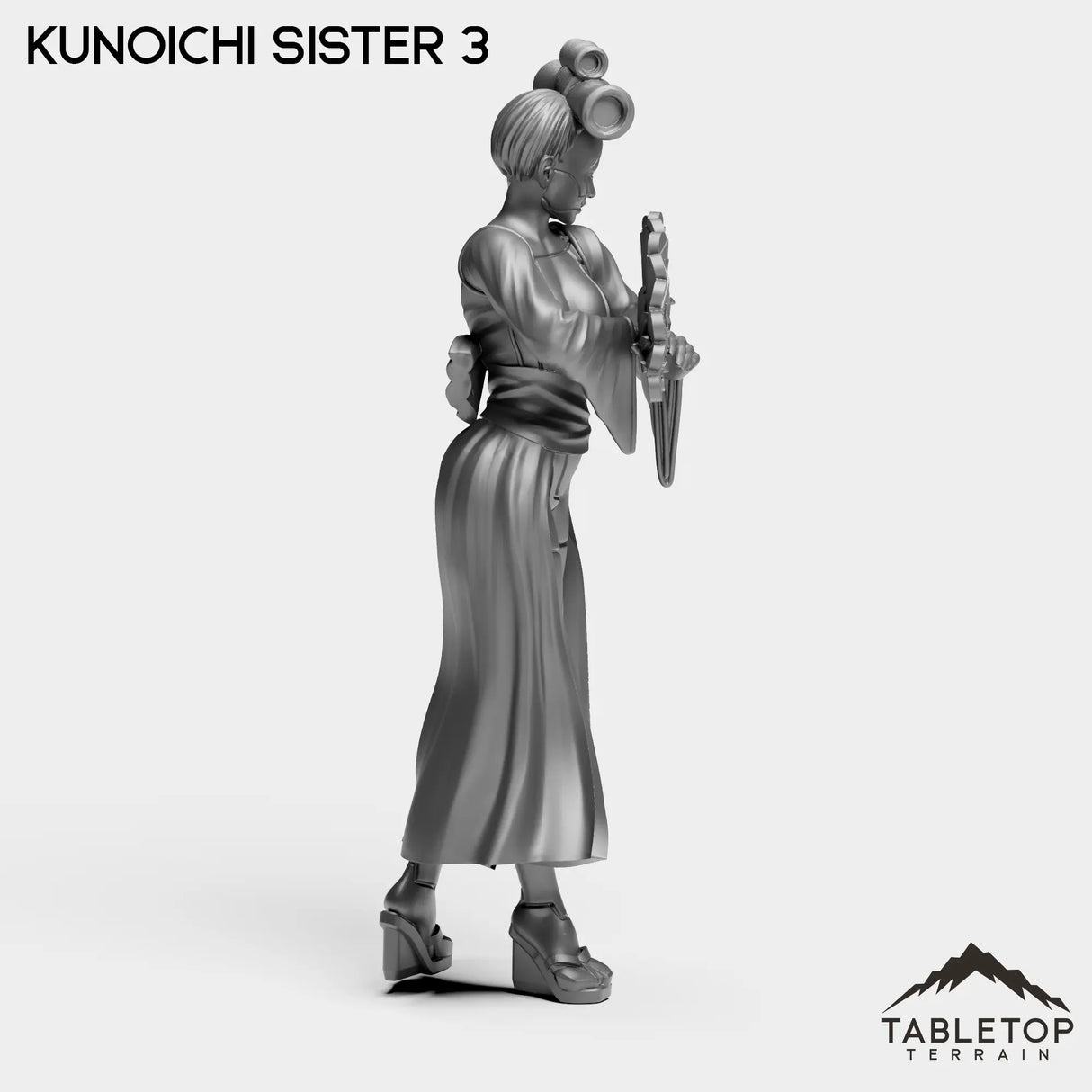 Tabletop Terrain Miniature Kunoichi Sisters - Street Samurai