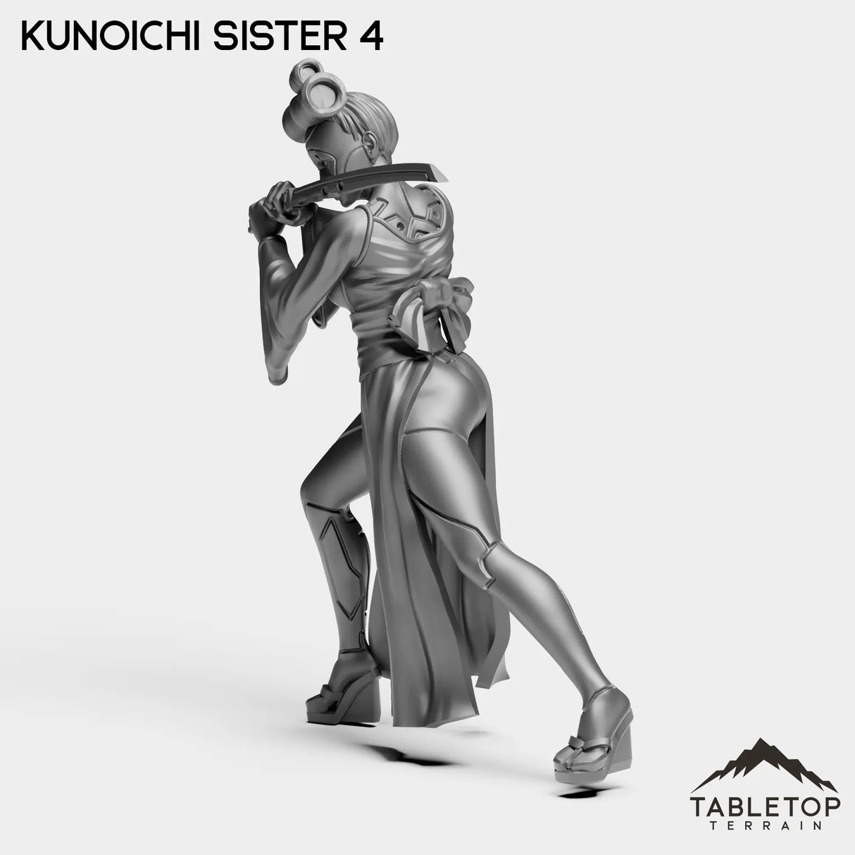 Tabletop Terrain Miniature Kunoichi Sisters - Street Samurai