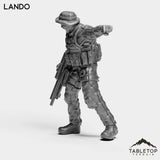 Tabletop Terrain Miniature Lando - ACE Agrupacion De Comandos Especiales