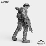 Tabletop Terrain Miniature Lando - ACE Agrupacion De Comandos Especiales