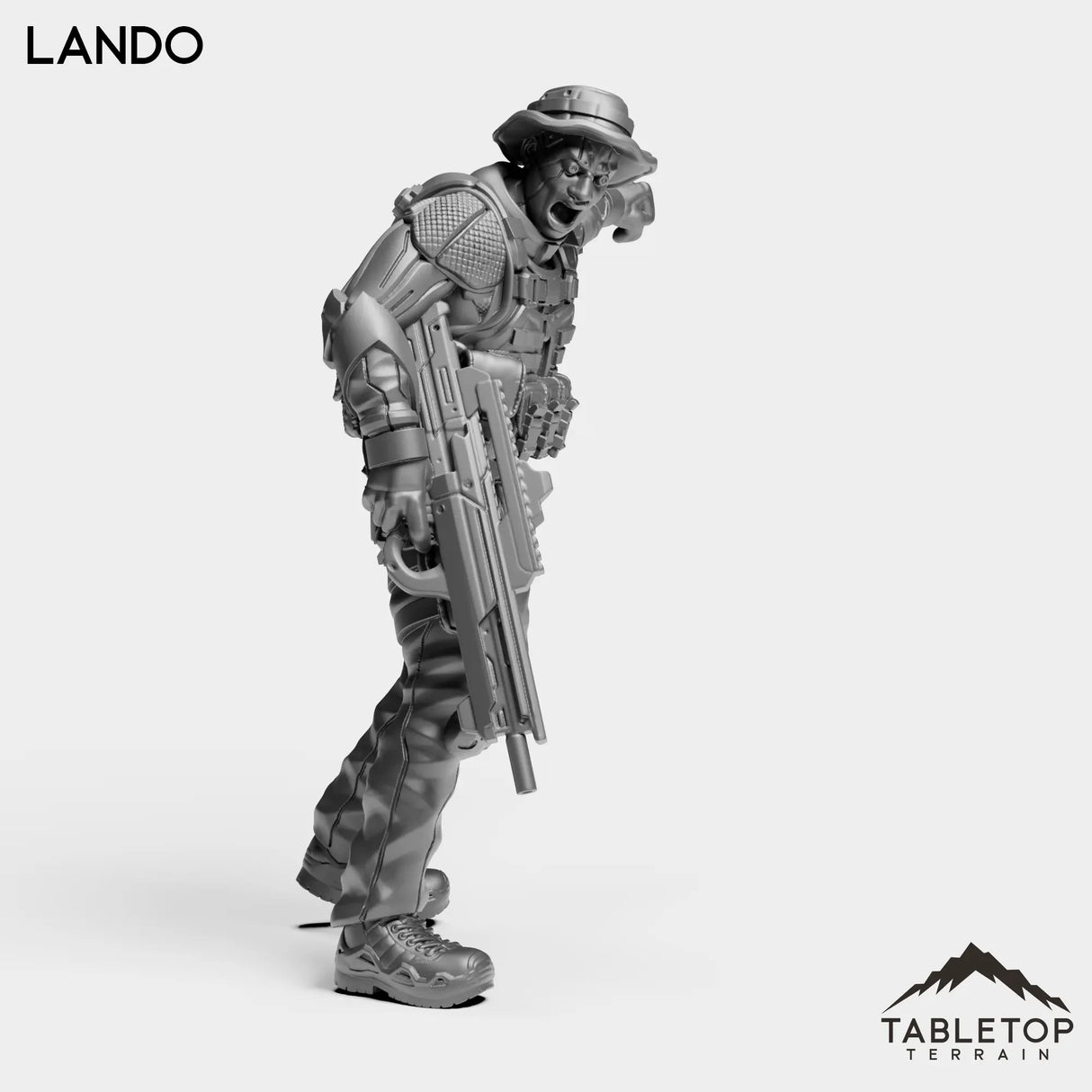 Tabletop Terrain Miniature Lando - ACE Agrupacion De Comandos Especiales