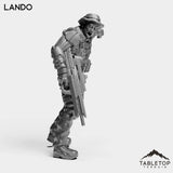 Tabletop Terrain Miniature Lando - ACE Agrupacion De Comandos Especiales