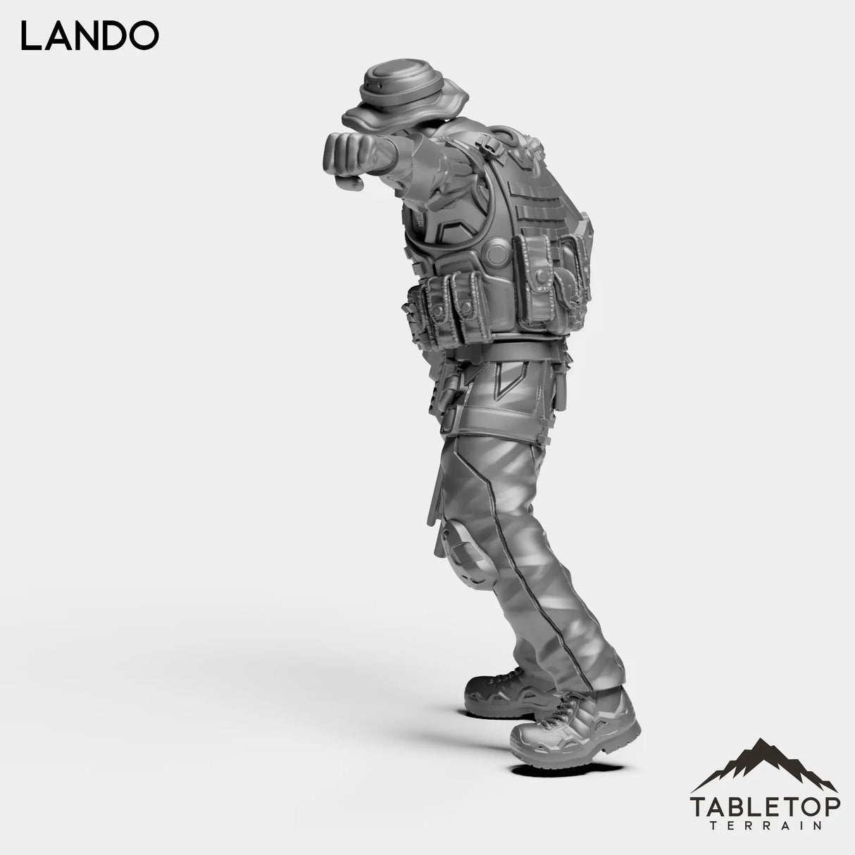 Tabletop Terrain Miniature Lando - ACE Agrupacion De Comandos Especiales