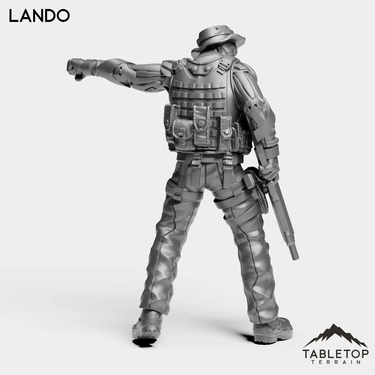 Tabletop Terrain Miniature Lando - ACE Agrupacion De Comandos Especiales