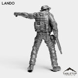 Tabletop Terrain Miniature Lando - ACE Agrupacion De Comandos Especiales