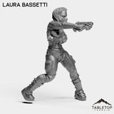 Tabletop Terrain Miniature Laura Bassetti - Bomber Girls