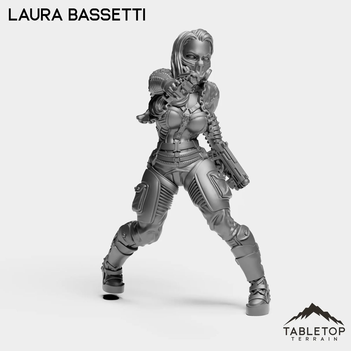 Tabletop Terrain Miniature Laura Bassetti - Bomber Girls
