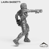 Tabletop Terrain Miniature Laura Bassetti - Bomber Girls