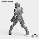 Tabletop Terrain Miniature Laura Bassetti - Bomber Girls