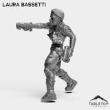 Tabletop Terrain Miniature Laura Bassetti - Bomber Girls