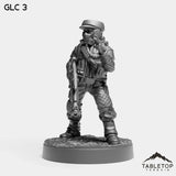 Tabletop Terrain Miniature Lava Guerrilla Commandos