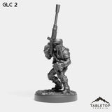 Tabletop Terrain Miniature Lava Guerrilla Commandos