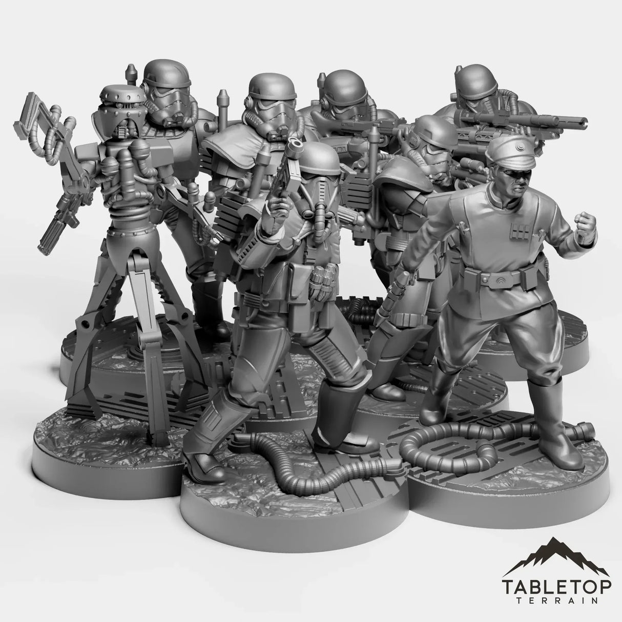 Tabletop Terrain Miniature Lava Outpost Detachment