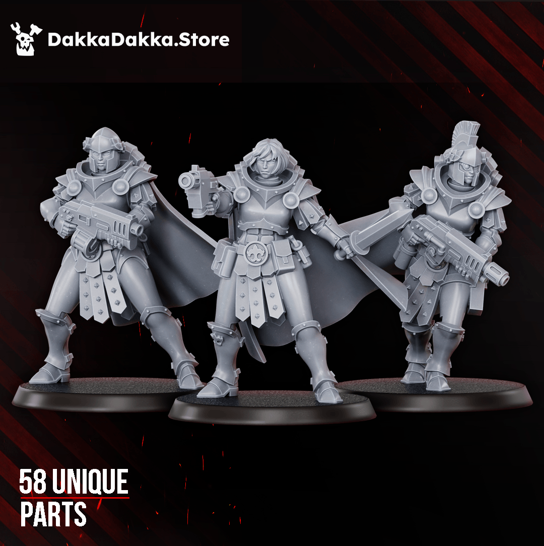 Tabletop Terrain Miniature Legio Artemis Bellatrix Squad (build kit)