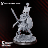 Tabletop Terrain Miniature Legio Artemis Shield Maiden (Get For Free, Read Description)