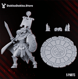 Tabletop Terrain Miniature Legio Artemis Shield Maiden (Get For Free, Read Description)