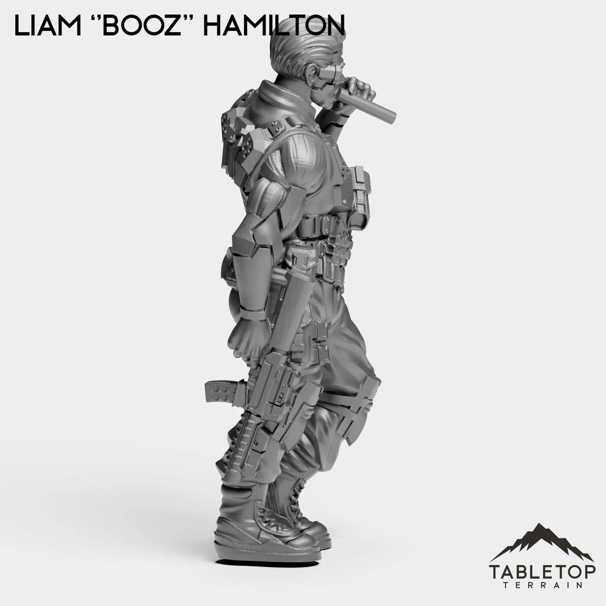 Tabletop Terrain Miniature Liam ''Booz'' Hamilton - Strike Team Omega & Almighty Friends