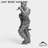 Tabletop Terrain Miniature Liam ''Booz'' Hamilton - Strike Team Omega & Almighty Friends