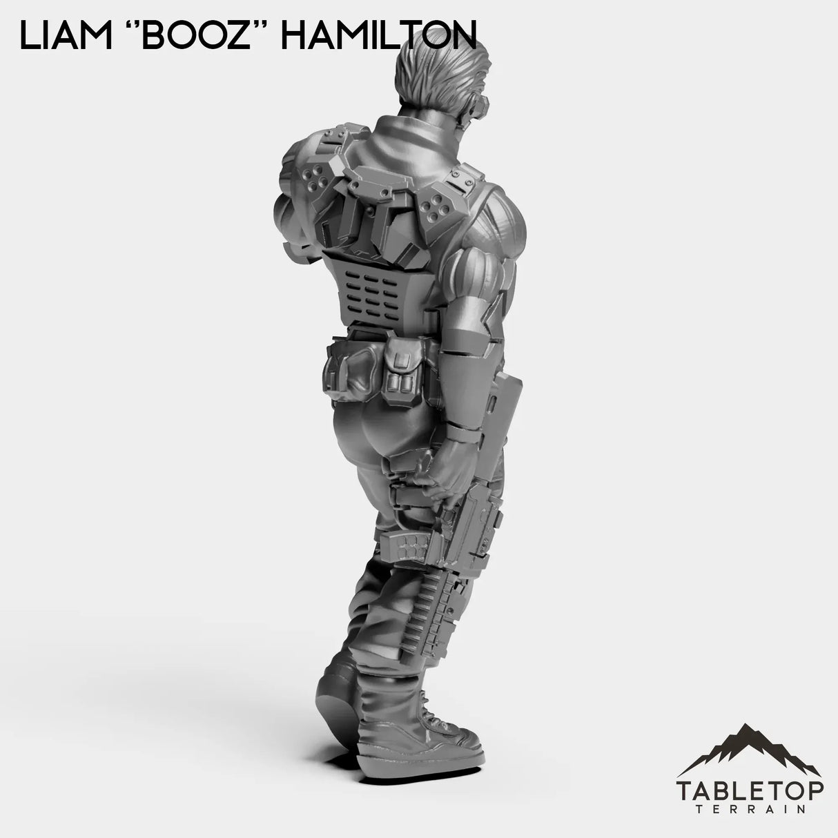 Tabletop Terrain Miniature Liam ''Booz'' Hamilton - Strike Team Omega & Almighty Friends