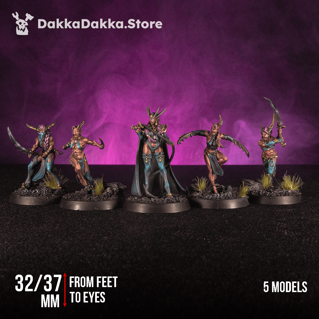 Tabletop Terrain Miniature Liberated Slaves Squad (x5)