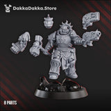 Tabletop Terrain Miniature Lieutenant Argus Sauros - Prime Armored Leader of Space Knights