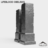 Tabletop Terrain Miniature Lifeblood Obelisks