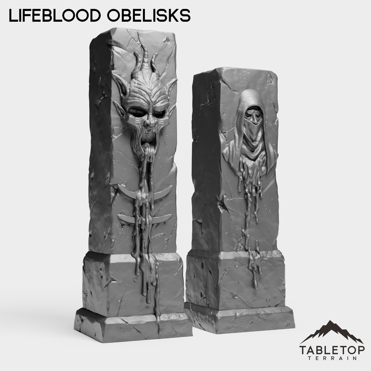Tabletop Terrain Miniature Lifeblood Obelisks