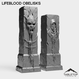 Tabletop Terrain Miniature Lifeblood Obelisks