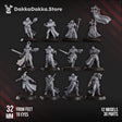 Tabletop Terrain Miniature Liqudation Team of Ordine Vendetta (x12)