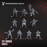 Tabletop Terrain Miniature Liquidation Team of the Cosmic Harverster (build kit)