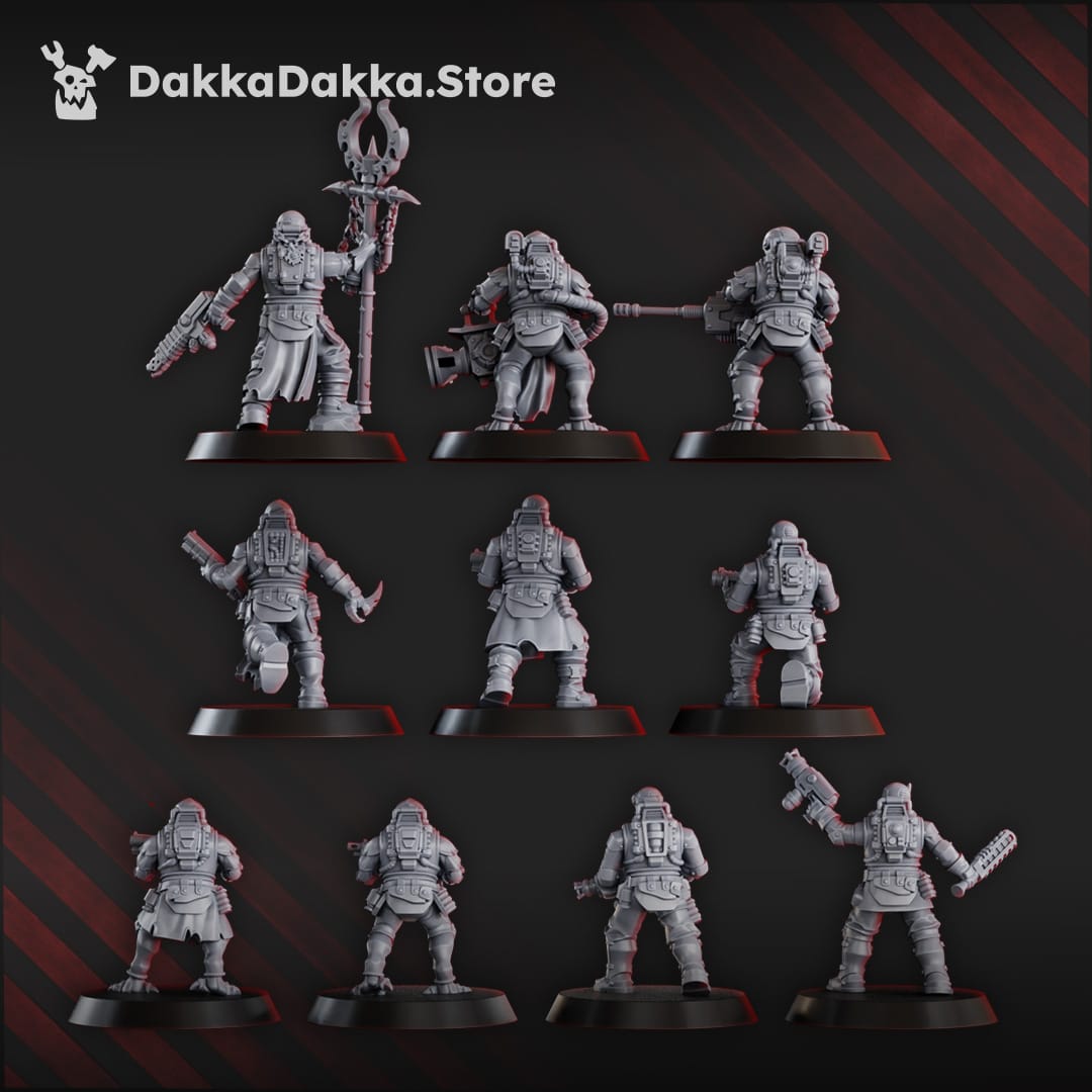 Tabletop Terrain Miniature Liquidation Team of the Cosmic Harverster (x10)