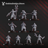 Tabletop Terrain Miniature Liquidation Team of the Cosmic Harverster (x10)