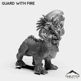 Tabletop Terrain Miniature Lizard Lair Guards