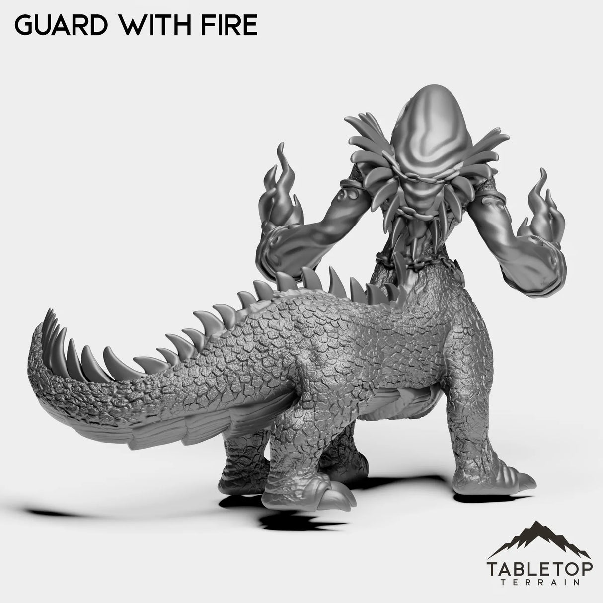 Tabletop Terrain Miniature Lizard Lair Guards