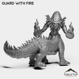 Tabletop Terrain Miniature Lizard Lair Guards