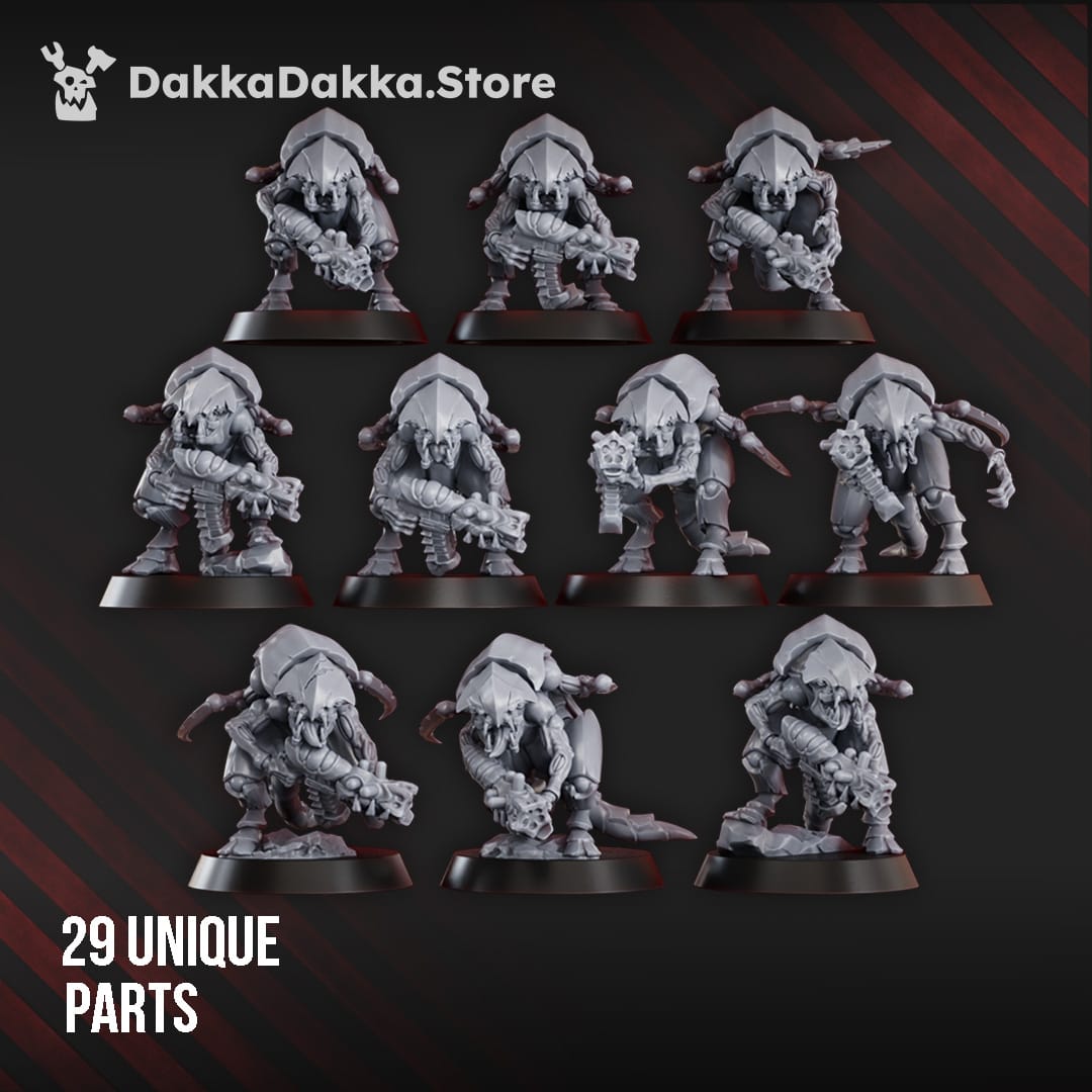 Tabletop Terrain Miniature Locustguards of The Great Harvest (build kit)
