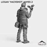 Tabletop Terrain Miniature Logan ''HackShot'' Hayes