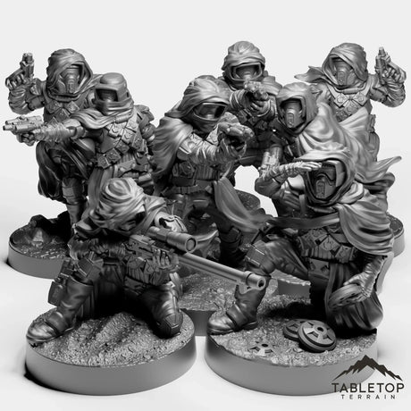Tabletop Terrain Miniature Long Range Desert Group