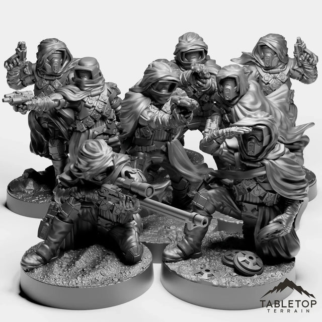 Tabletop Terrain Miniature Long Range Desert Group