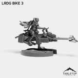 Tabletop Terrain Miniature LRDG Bikers