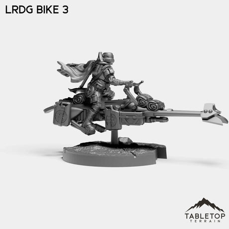 Tabletop Terrain Miniature LRDG Bikers