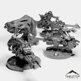 Tabletop Terrain Miniature LRDG Bikers
