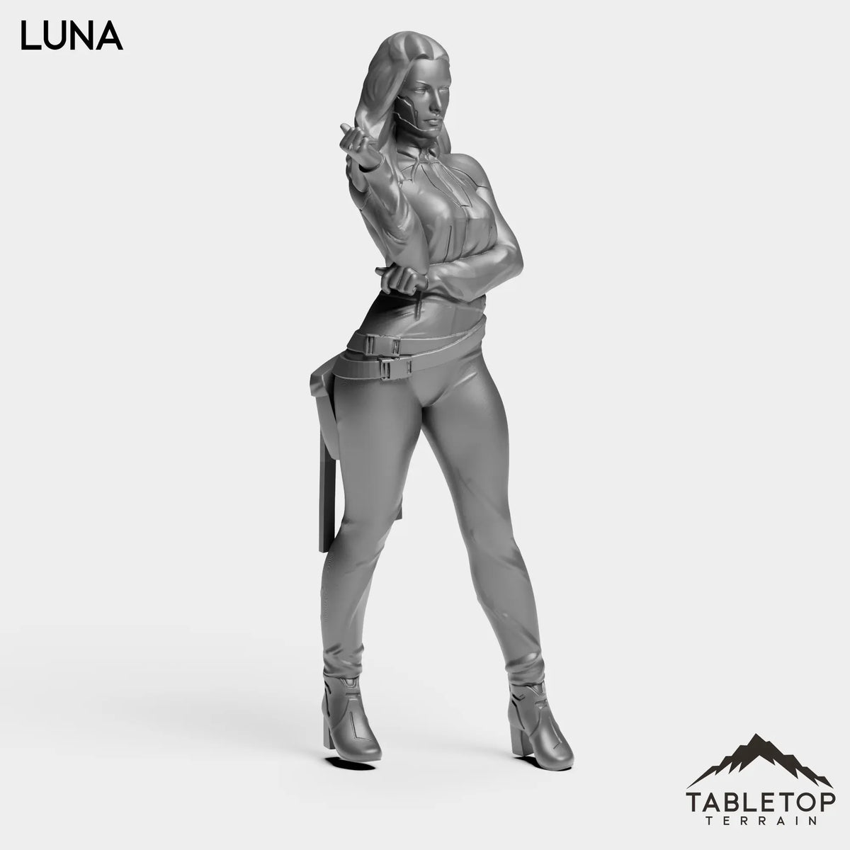 Tabletop Terrain Miniature Luna - Black Stone Commandos