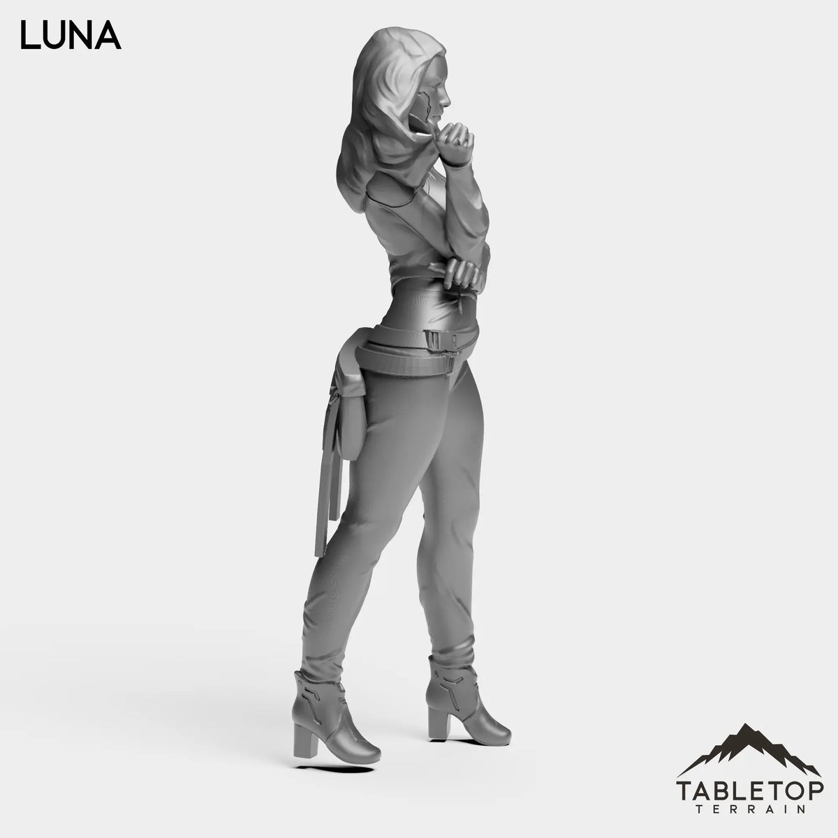 Tabletop Terrain Miniature Luna - Black Stone Commandos